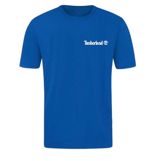 T-SHIRT 100% ΒΑΜΒΑΚΙ ΜΕ LOGO - ΜΠΛΕ ΡΟΥΑ - TIMBERLAND ΜΙΚΡΟ T-SHIRT 100% ΒΑΜΒΑΚΙ ΜΕ LOGO - ΜΠΛΕ ΡΟΥΑ - TIMBERLAND ΜΙΚΡΟ